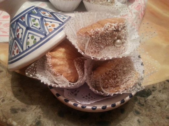 حلويات صابلي على شكل صدفات