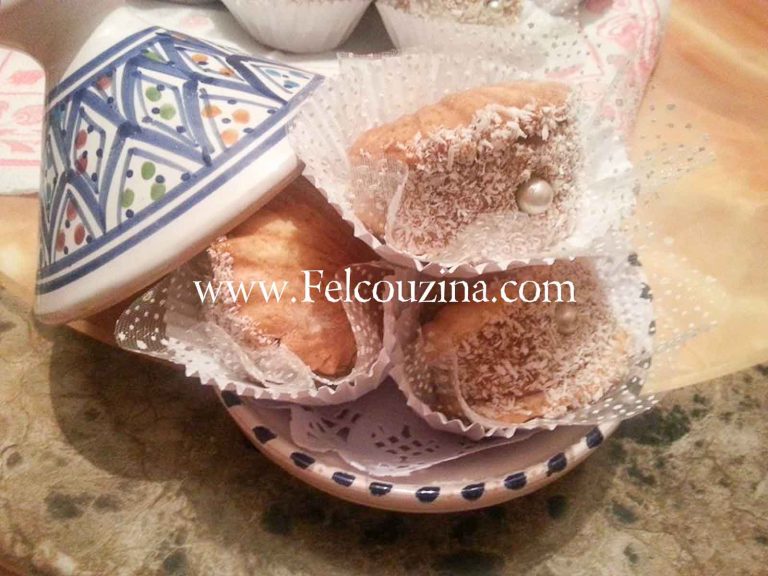 حلويات صابلي على شكل صدفات